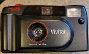 Vivitar Point and Shoot PS:120 35mm Film Camera Autofocus Focus Free/DX Tested